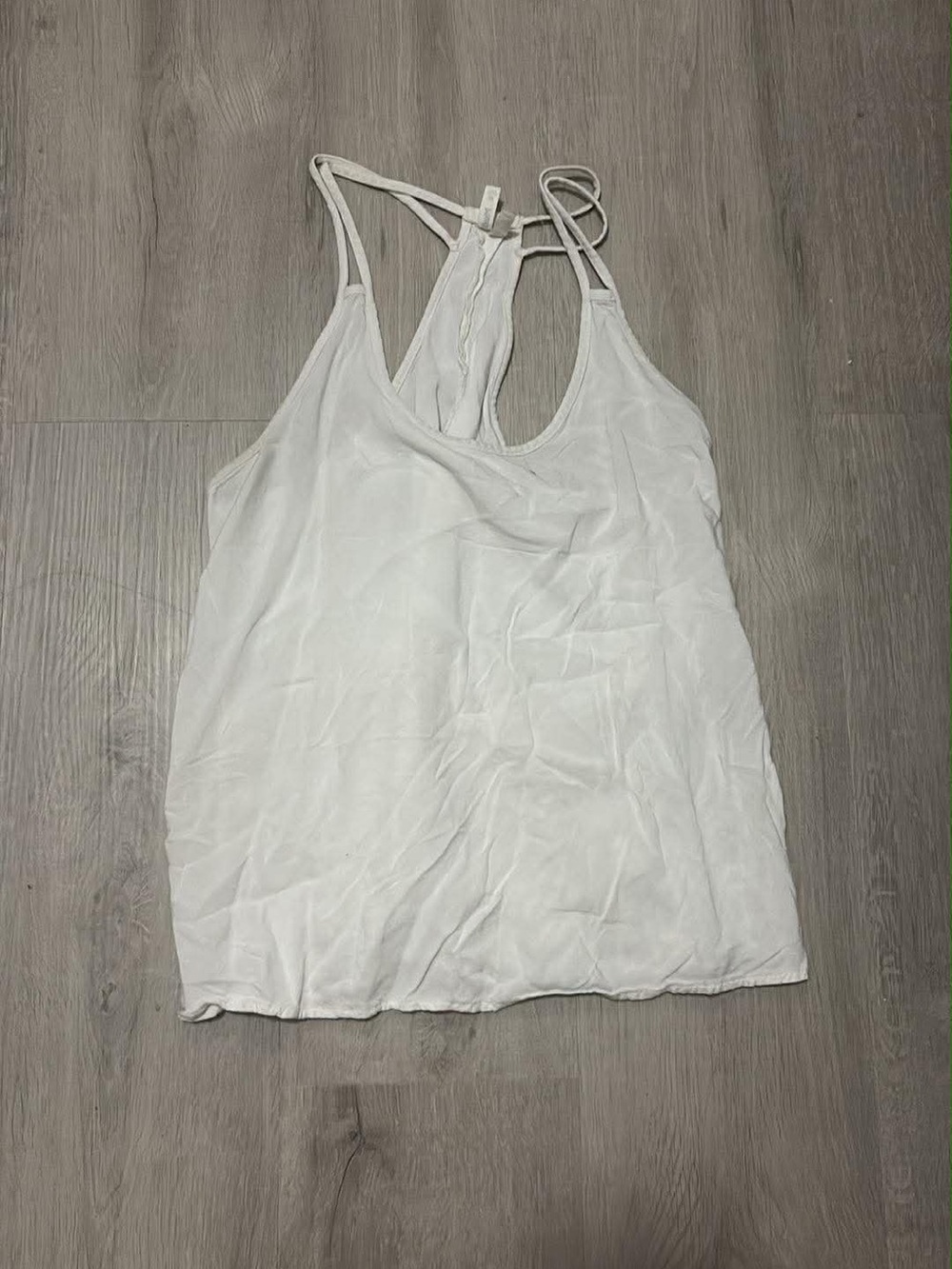 Mudd White Strappy Racerback Camisole